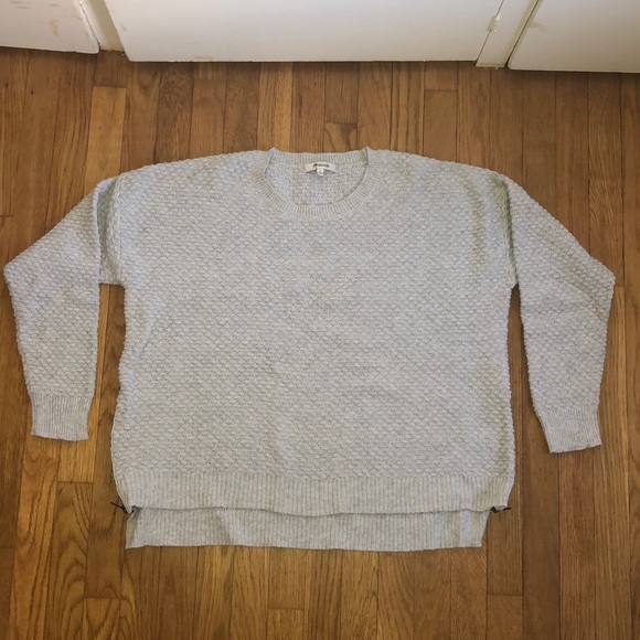 Madewell Sweaters - Madewell Gray Pullover Sweater Large